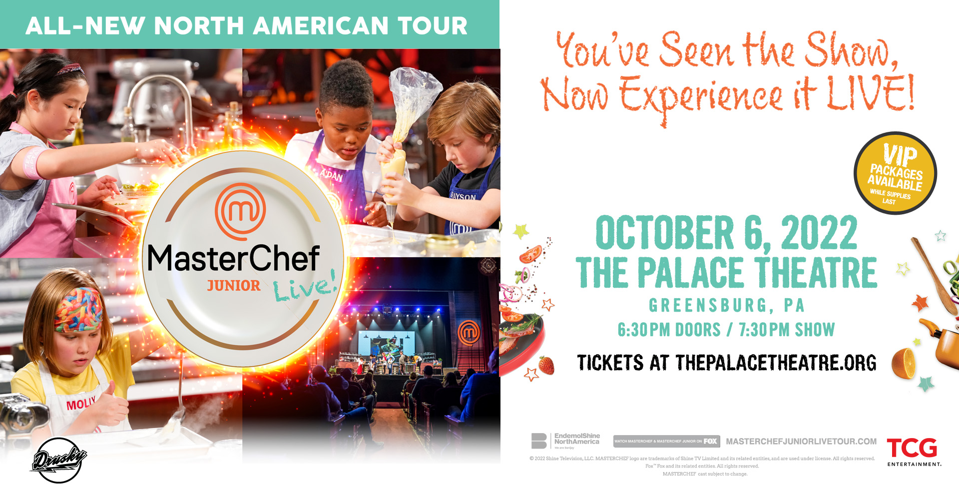 MASTERCHEF JUNIOR LIVE! – The Palace Theatre